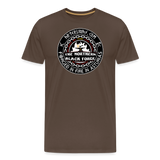 Camiseta prémium hombre | Arte Runas The Northern Black Forge - marrón noble