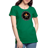 Camiseta premium mujer | Team Blacksmiths knife The Northern Black Forge - verde 