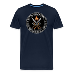 Camiseta prémium hombre | Team Blacksmiths weapons The Northern Black Forge - azul marino