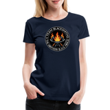 Camiseta premium mujer | Team Blacksmiths axes The Northern Black Forge - azul marino