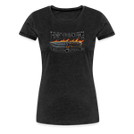 Camiseta premium mujer | KnifeMaker The Northern Black Forge - antracita