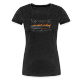 Camiseta premium mujer | KnifeMaker The Northern Black Forge - antracita