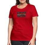 Camiseta premium mujer | KnifeMaker The Northern Black Forge - rojo