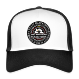 Gorra de malla - Team Blacksmiths The Northern Black Forge - blanca/negro