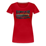 Camiseta premium mujer | KnifeMaker The Northern Black Forge - rojo