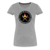 Camiseta premium mujer | Team Blacksmiths knife The Northern Black Forge - gris jaspeado