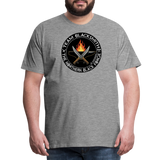 Camiseta prémium hombre | Team blacksmith knife The Northern Black Forge - gris jaspeado