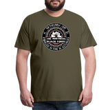 Camiseta prémium hombre | Arte Runas The Northern Black Forge - caqui