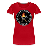 Camiseta premium mujer | Team Blacksmiths knife The Northern Black Forge - rojo