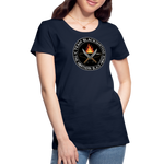 Camiseta premium mujer | Team Blacksmiths knife The Northern Black Forge - azul marino