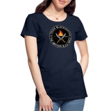 Camiseta premium mujer | Team Blacksmiths knife The Northern Black Forge - azul marino