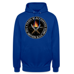 Sudadera clásica | Team Blacksmiths knife The Northern Black Forge by Arte Runas - azul royal