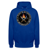 Sudadera clásica | Team Blacksmiths knife The Northern Black Forge by Arte Runas - azul royal