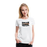 Camiseta premium mujer | KnifeMaker The Northern Black Forge - blanco