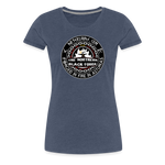 Camiseta premium mujer | Arte Runas The Northern Black Forge - azul jaspeado