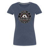 Camiseta premium mujer | Arte Runas The Northern Black Forge - azul jaspeado