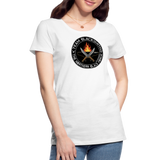 Camiseta premium mujer | Team Blacksmiths knife The Northern Black Forge - blanco