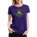 Camiseta premium mujer | Arte Runas The Northern Black Forge - púrpura