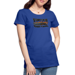 Camiseta premium mujer | KnifeMaker The Northern Black Forge - azul real