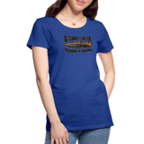 Camiseta premium mujer | KnifeMaker The Northern Black Forge - azul real