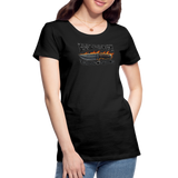 Camiseta premium mujer | KnifeMaker The Northern Black Forge - negro