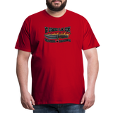 Camiseta prémium hombre | KnifeMaker The Northern Black Forge - rojo