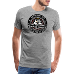 Camiseta prémium hombre | Arte Runas The Northern Black Forge - gris jaspeado