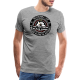 Camiseta prémium hombre | Arte Runas The Northern Black Forge - gris jaspeado