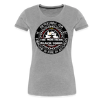 Camiseta premium mujer | Arte Runas The Northern Black Forge - gris jaspeado