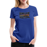 Camiseta premium mujer | KnifeMaker The Northern Black Forge - azul real