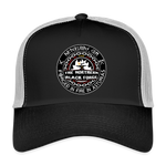 Gorra de malla - Arte Runas The Northern Black Forge - negro/gris piedra