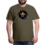 Camiseta prémium hombre | Team blacksmith knife The Northern Black Forge - caqui