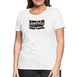 Camiseta premium mujer | KnifeMaker The Northern Black Forge - blanco