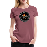 Camiseta premium mujer | Team Blacksmiths knife The Northern Black Forge - malva