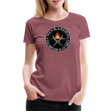 Camiseta premium mujer | Team Blacksmiths knife The Northern Black Forge - malva