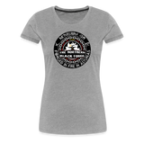 Camiseta premium mujer | Arte Runas The Northern Black Forge - gris jaspeado