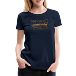 Camiseta premium mujer | KnifeMaker The Northern Black Forge - azul marino