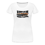 Camiseta premium mujer | KnifeMaker The Northern Black Forge - blanco