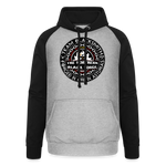 Sudadera dos tonos - Team Blacksmiths The Northern Black Forge - gris jaspeado/negro