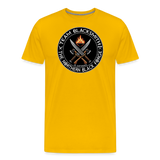 Camiseta prémium hombre | Team Blacksmiths weapons The Northern Black Forge - amarillo sol