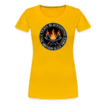 Camiseta premium mujer | Team Blacksmiths axes The Northern Black Forge - amarillo sol