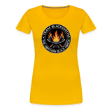 Camiseta premium mujer | Team Blacksmiths axes The Northern Black Forge - amarillo sol