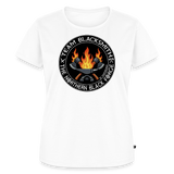 Camiseta premium mujer | Team Blacksmiths axes The Northern Black Forge - blanco
