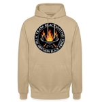 Sudadera clásica | Team Blacksmiths axes The Northern Black Forge by Arte Runas - beige