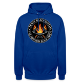 Sudadera clásica | Team Blacksmiths axes The Northern Black Forge by Arte Runas - azul royal