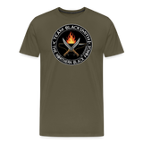 Camiseta prémium hombre | Team blacksmith knife The Northern Black Forge - caqui