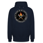 Sudadera clásica | Team Blacksmiths knife The Northern Black Forge by Arte Runas - azul marino