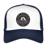 Gorra de malla - Team Blacksmiths The Northern Black Forge - blanco/azul marino