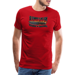 Camiseta prémium hombre | KnifeMaker The Northern Black Forge - rojo