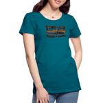 Camiseta premium mujer | KnifeMaker The Northern Black Forge - azul océano